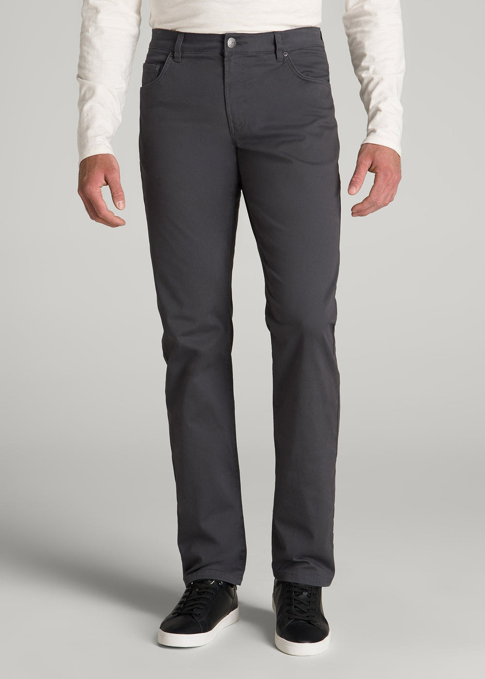 American Tall Sale | J1 STRAIGHT Leg Five-Pocket Pants for Tall Men in Iron Grey