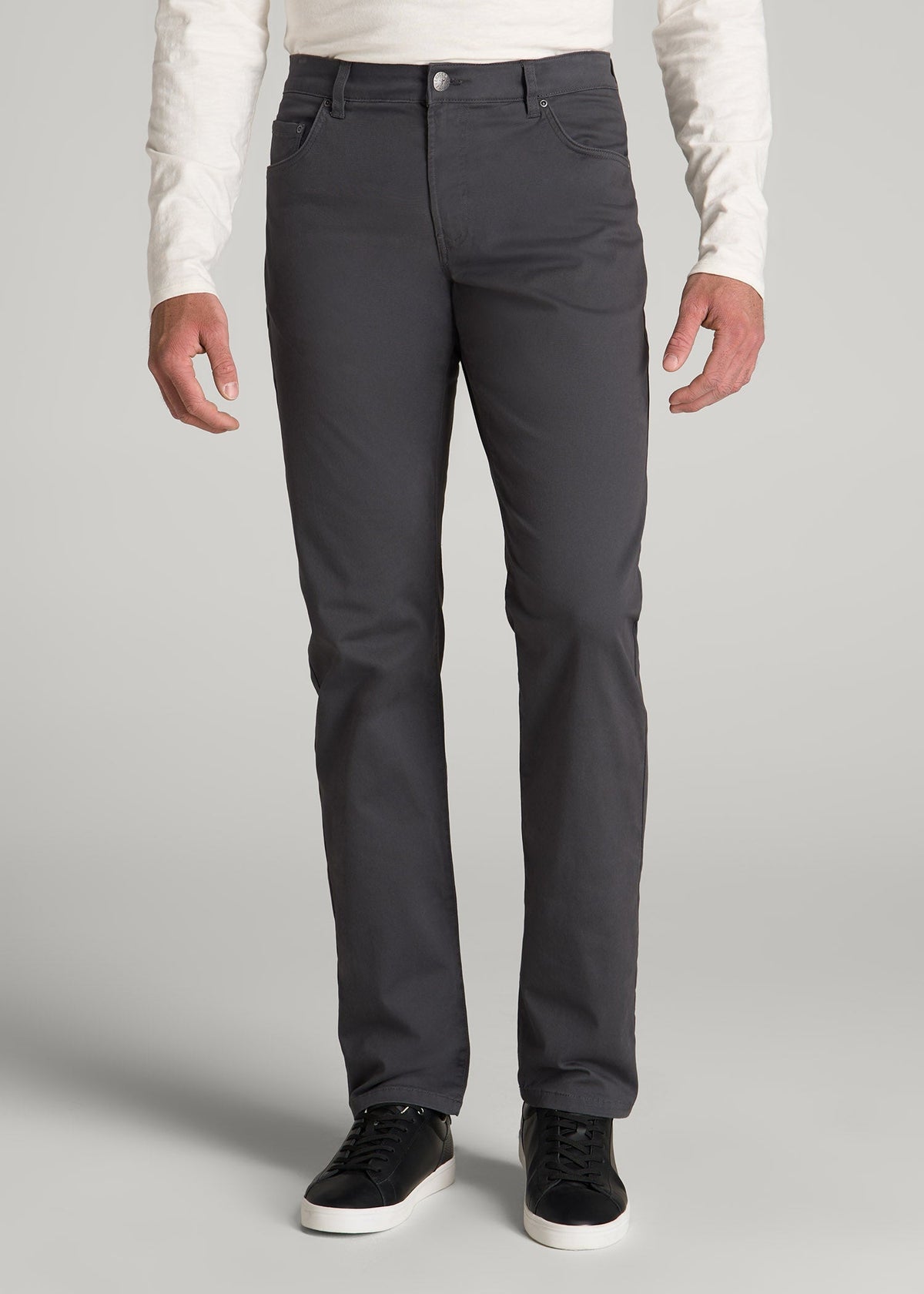American Tall Sale | J1 STRAIGHT Leg Five-Pocket Pants for Tall Men in Iron Grey