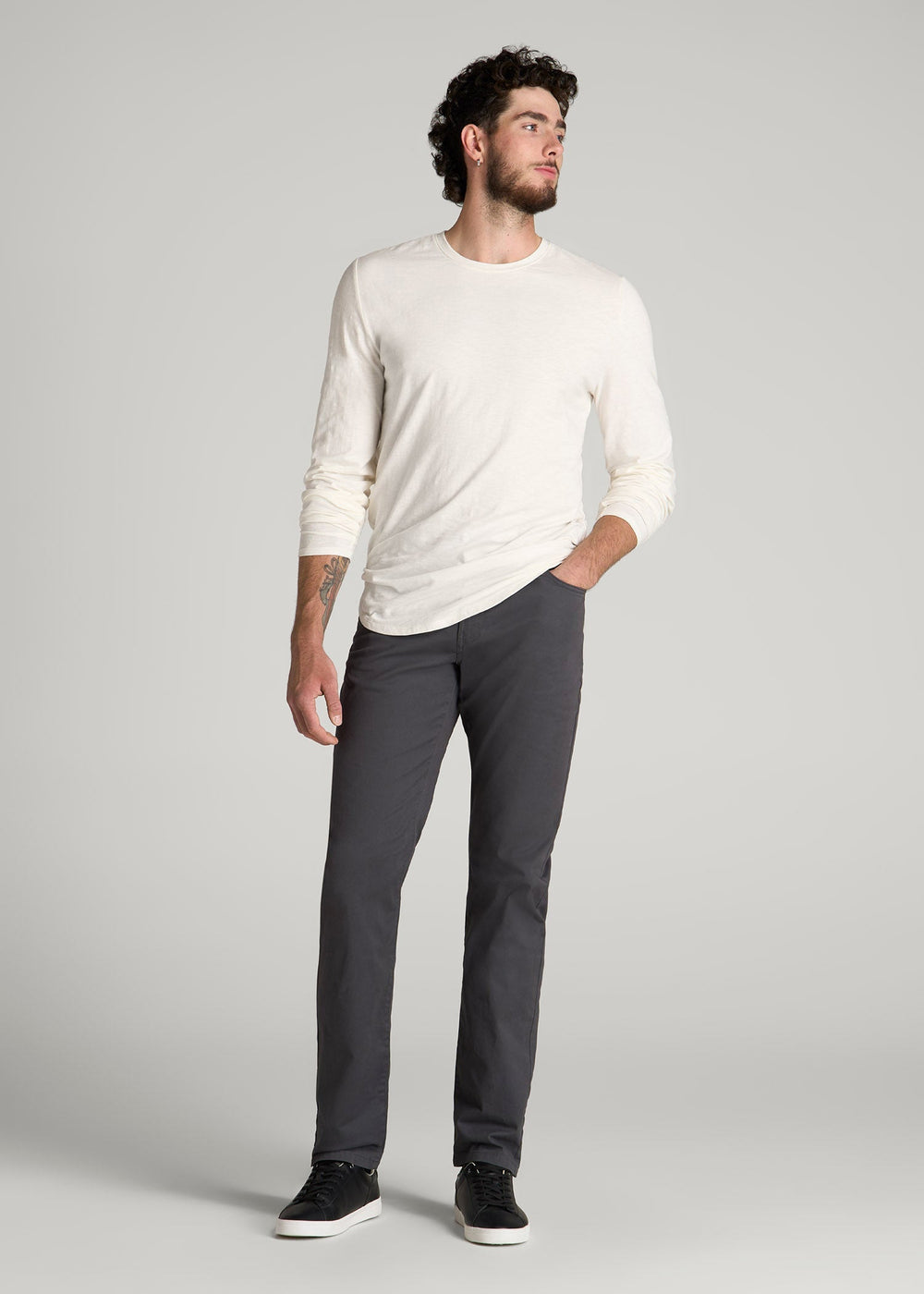 American Tall Sale | J1 STRAIGHT Leg Five-Pocket Pants for Tall Men in Iron Grey