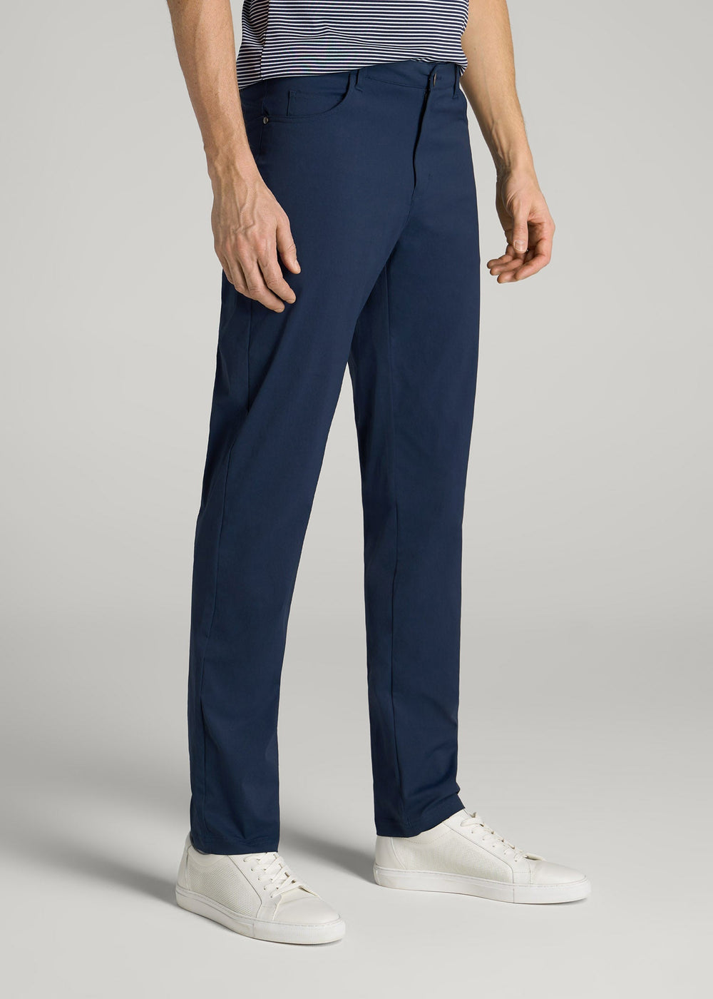 American Tall For Sale | TAPERED-FIT Traveler Pants for Tall Men in Marine Navy
