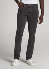 American Tall Online Shop | Carman TAPERED Jeans for Tall Men in Dark Grey Denim