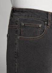 American Tall Online Shop | Carman TAPERED Jeans for Tall Men in Dark Grey Denim