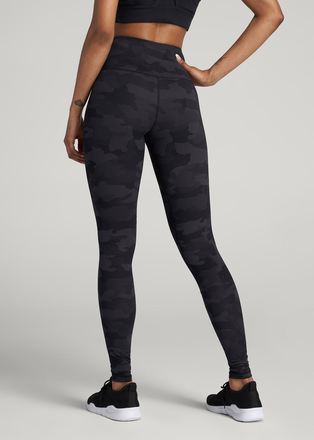 American Tall For Sale | Balance High-Rise Leggings for Tall Women in Grey Camo