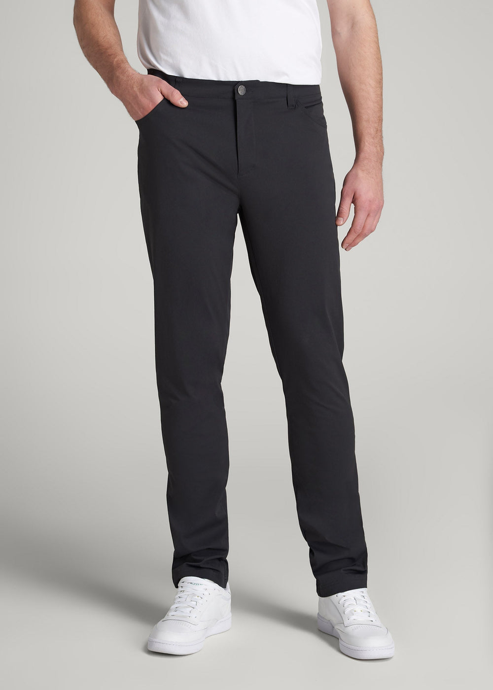 American Tall Online Shop | TAPERED-FIT Traveler Pants for Tall Men in Black