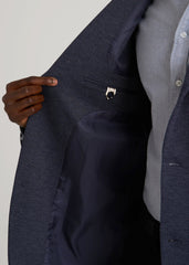 American Tall Discount | Core Blazer for Tall Men in Navy Diagonal