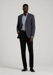 American Tall Discount | Core Blazer for Tall Men in Navy Diagonal