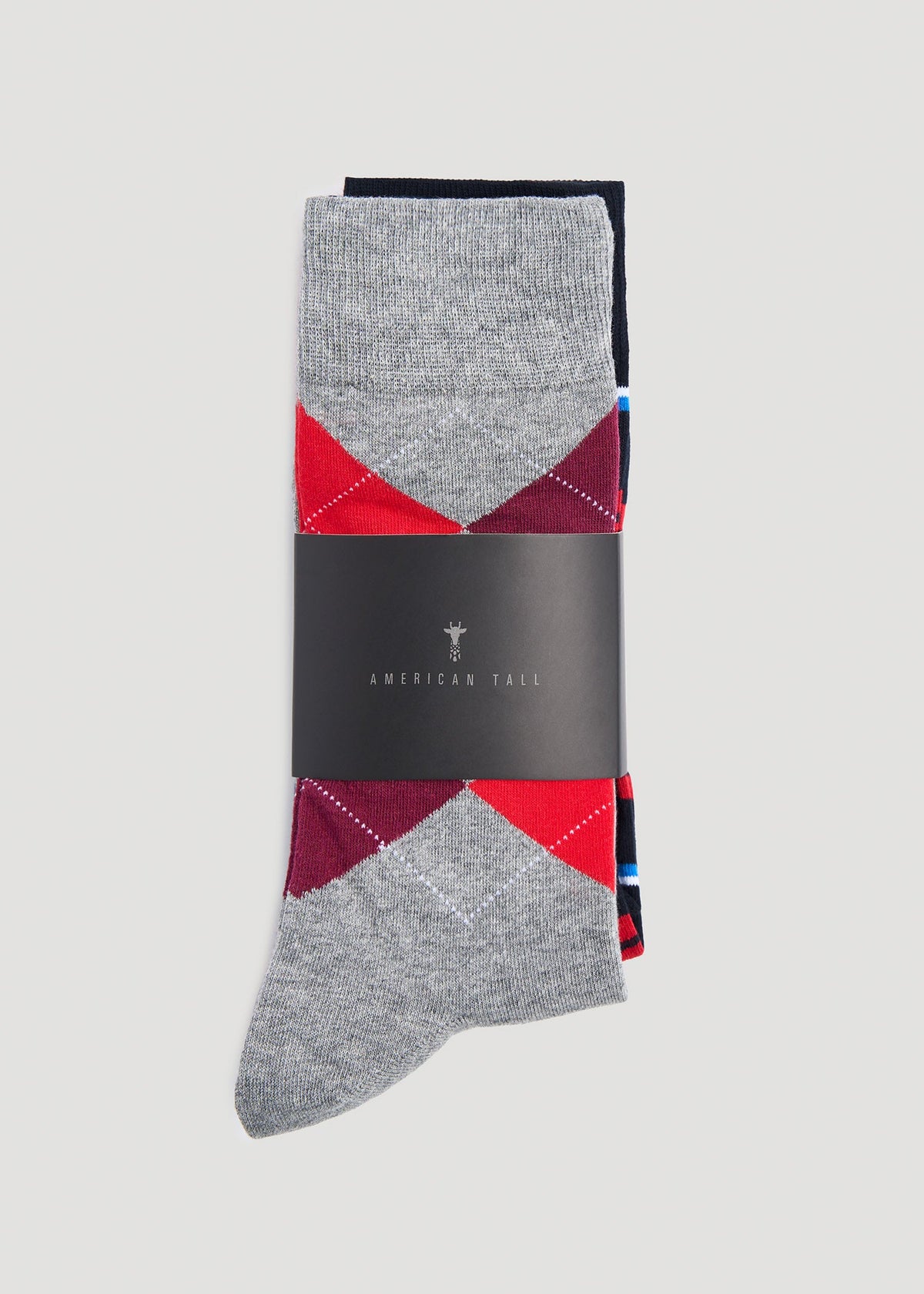 American Tall Sale | Dress Socks Size 14 to 17 (3-Pack) for Tall Men in Pack D