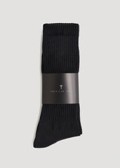 American Tall Online Shop | Athletic Crew Socks (X-Large Size: 13-15) for Tall Men in Black