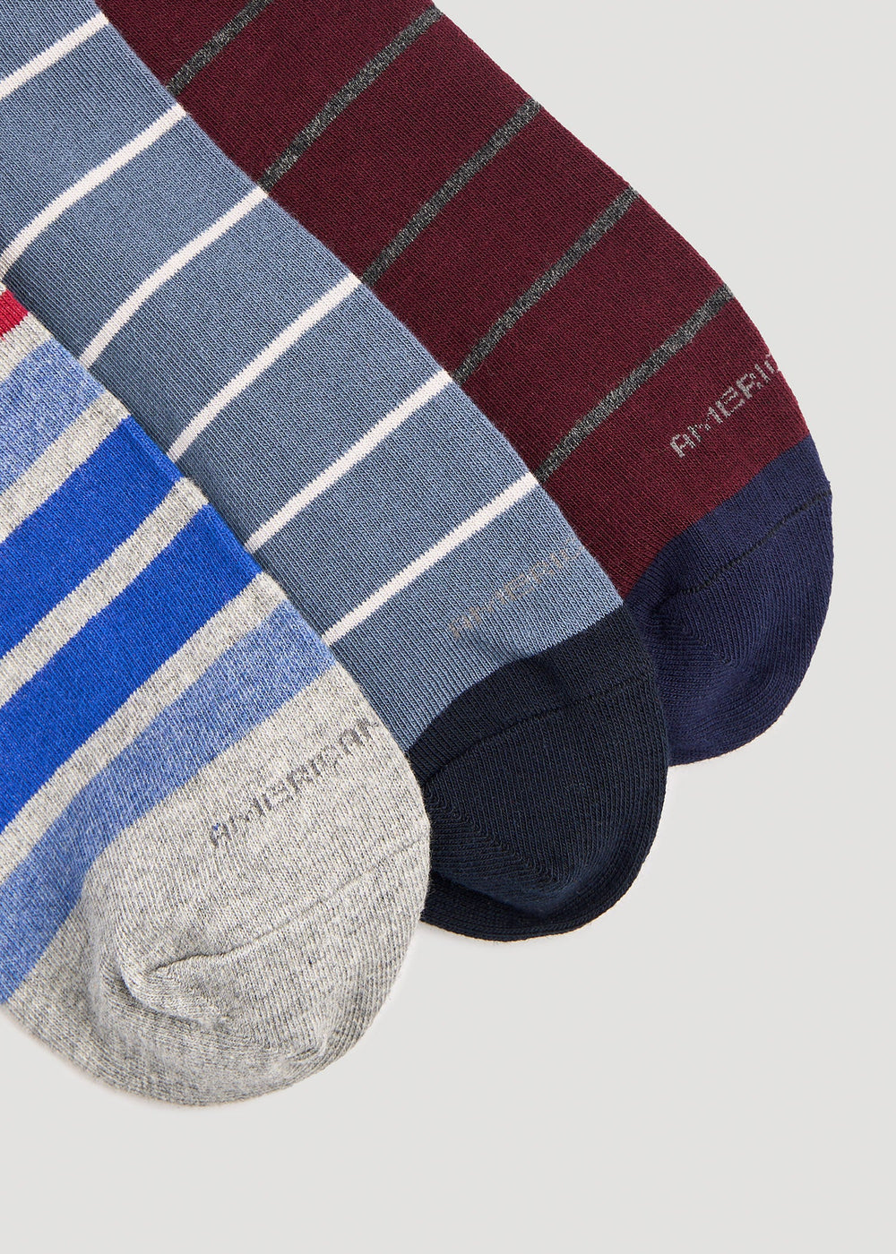 American Tall Discount | Dress Socks Size 14 to 17 (3-Pack) for Tall Men in Pack C