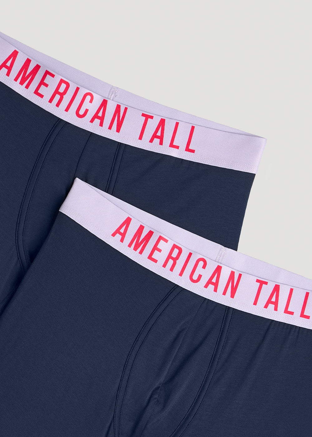 American Tall Outlet | 2-Pack Micro Modal Boxer Briefs for Tall Men in Navy