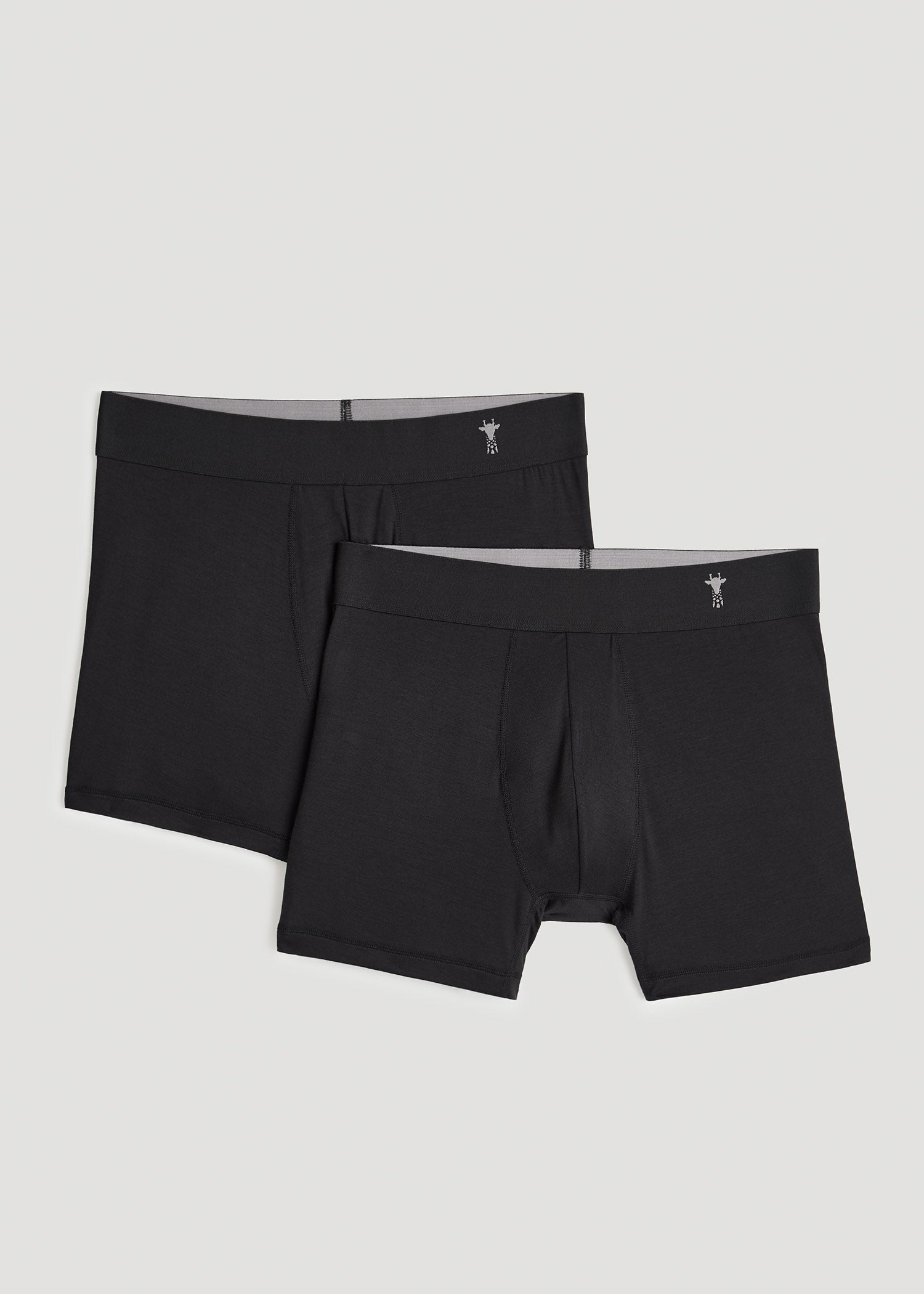 American Tall Online Shop | Micro Modal Boxer Briefs for Tall Men in Black