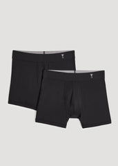 American Tall Online Shop | Micro Modal Boxer Briefs for Tall Men in Black