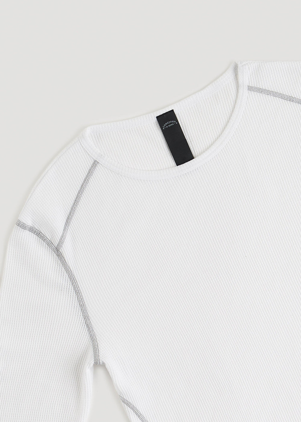 American Tall For Sale | LJ&S Long Thermal Undershirt for Tall Men in White