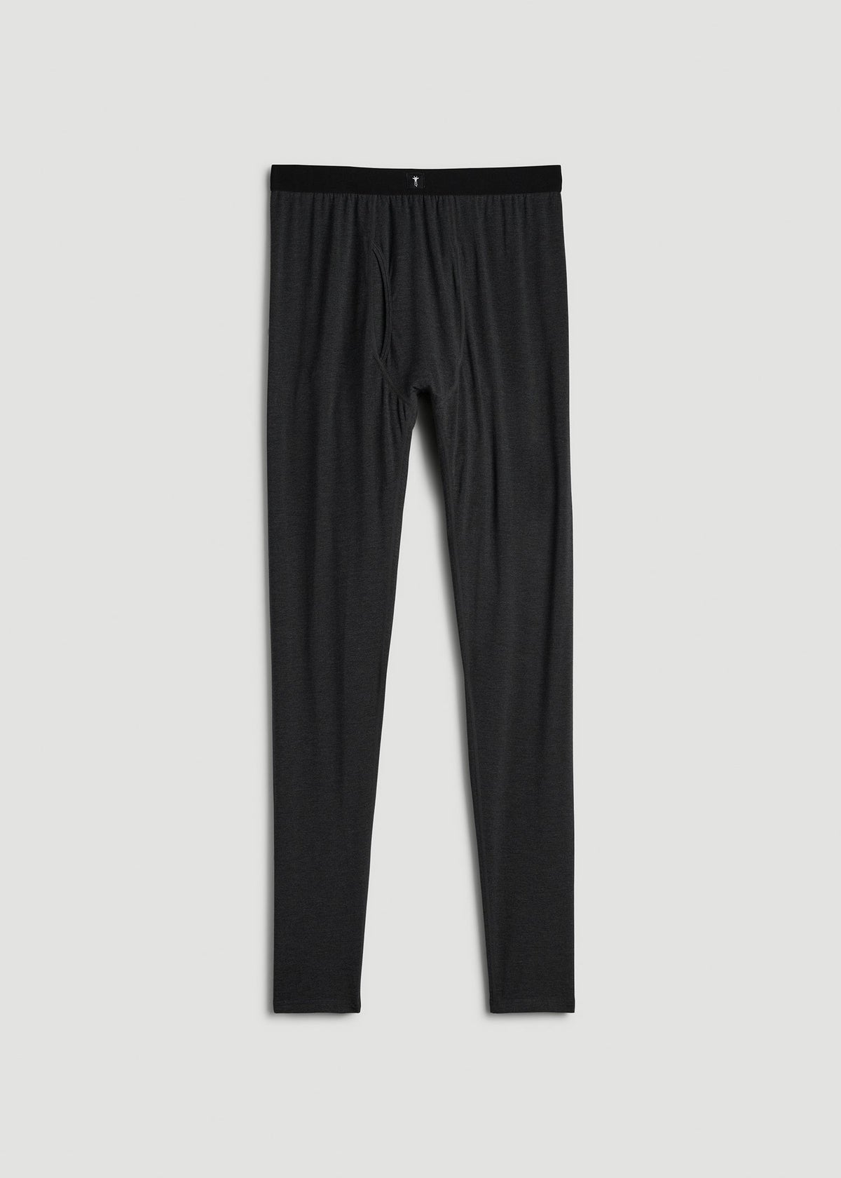 American Tall Discount | Merino Wool Blend Base Layer Tights for Tall Men in Charcoal Mix