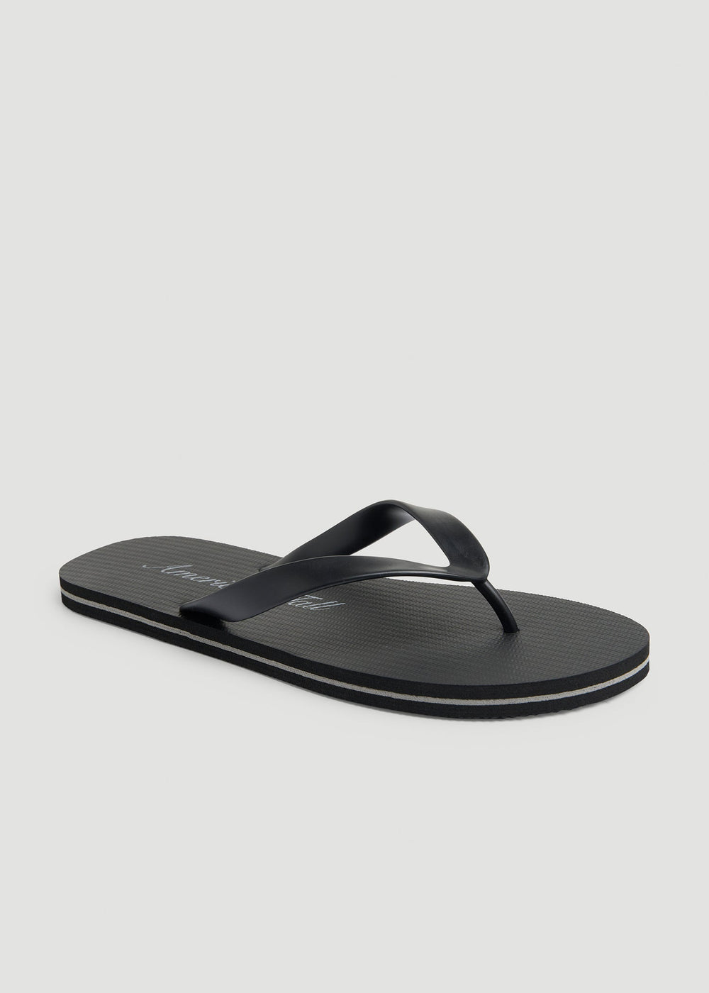 American Tall Discount | Men's Flip-Flop in Black/Grey