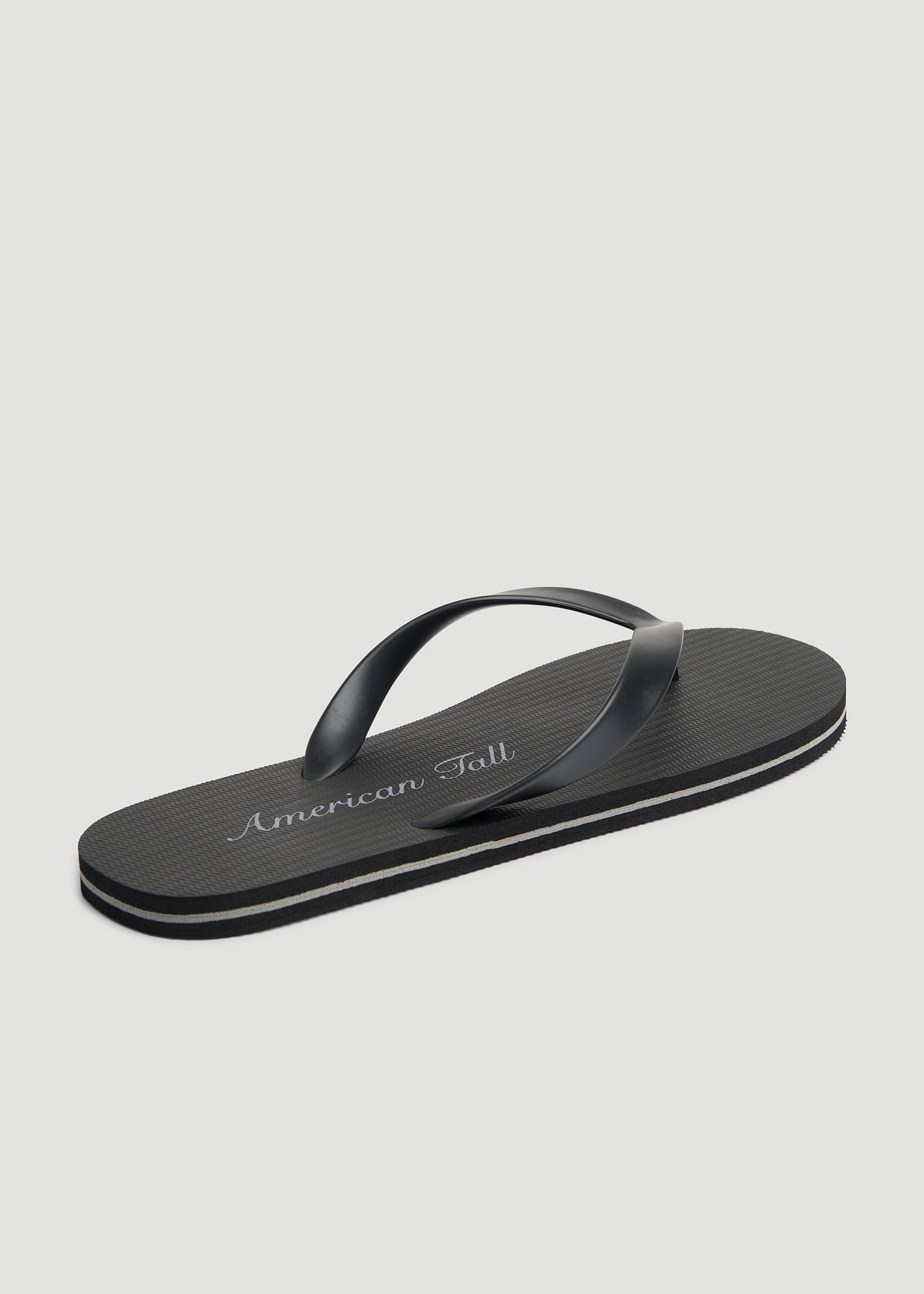 American Tall Discount | Men's Flip-Flop in Black/Grey