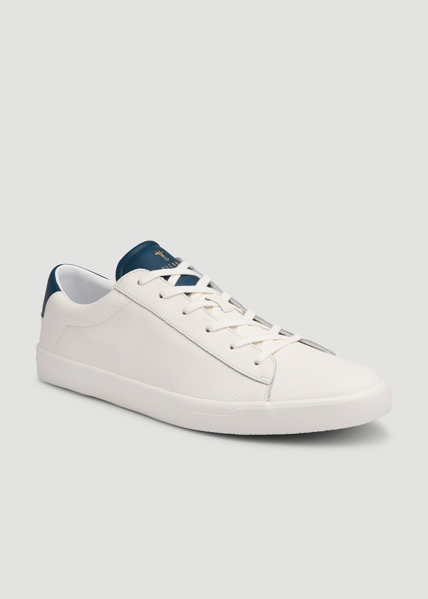 American Tall Discount | Tennis Sneaker for Tall Men in White and Navy