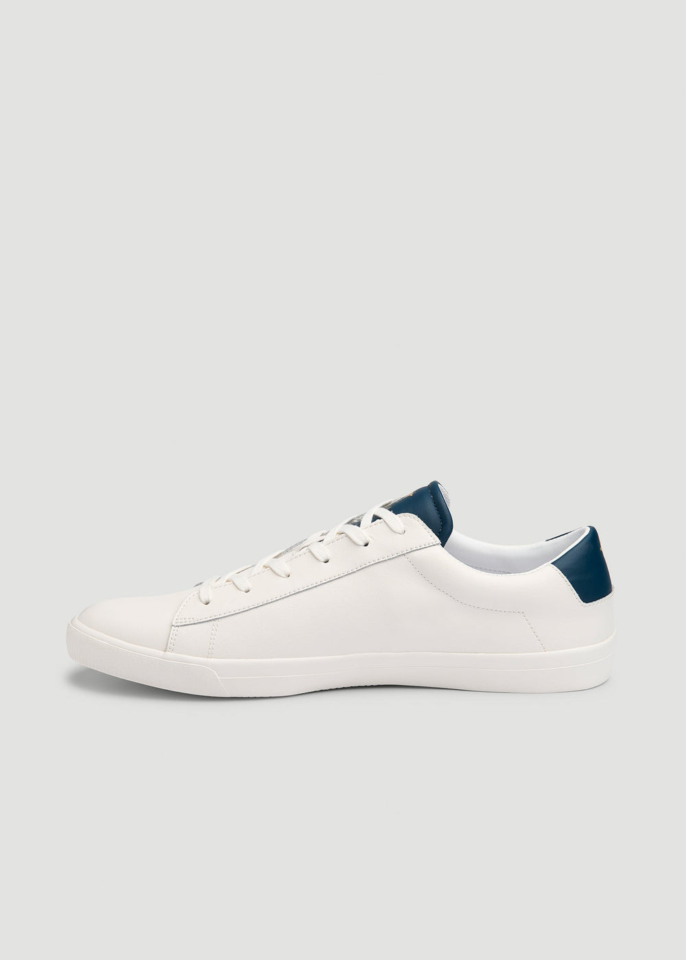 American Tall Discount | Tennis Sneaker for Tall Men in White and Navy