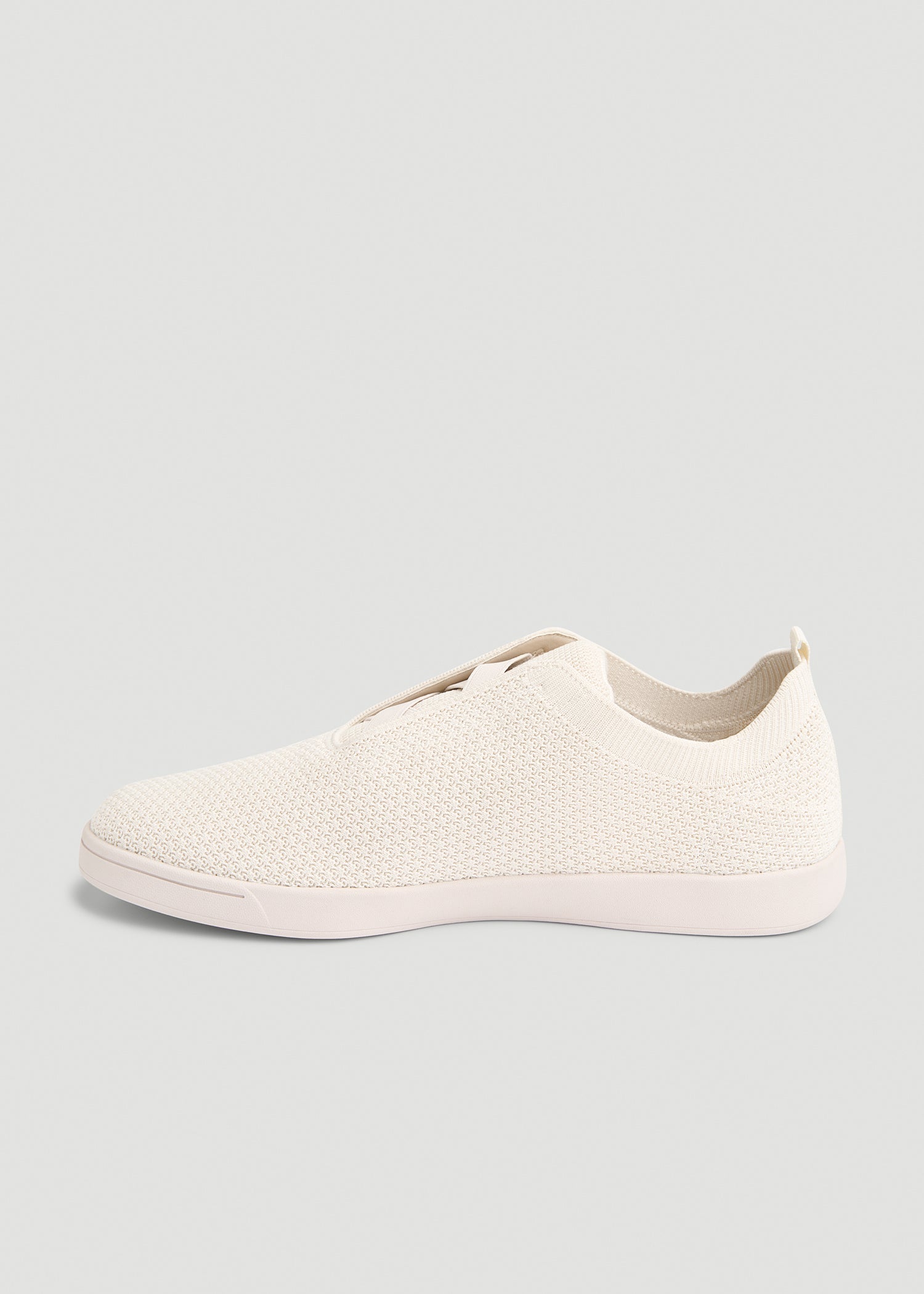 American Tall Online | Lightweight Knit Sneakers for Tall Men in White Sand