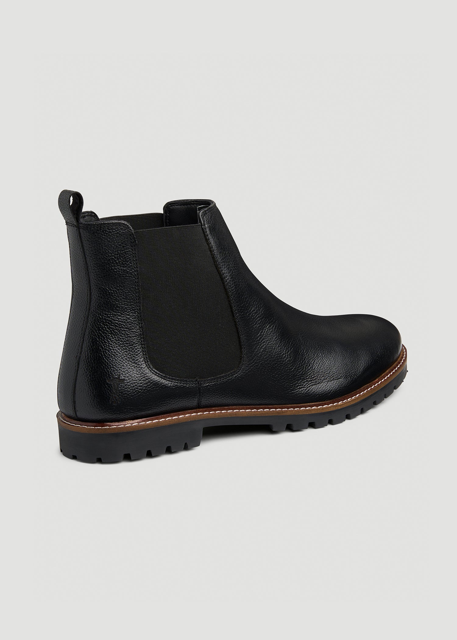 American Tall Online Shop | Lug Sole Chelsea Boots for Tall Men in Black
