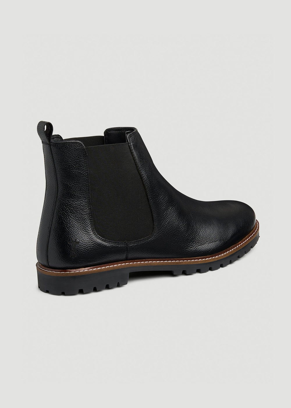 American Tall Online Shop | Lug Sole Chelsea Boots for Tall Men in Black