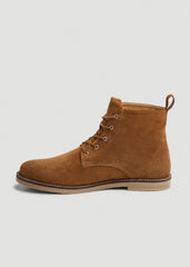 American Tall Outlet | Suede Crepe Sole Boots for Tall Men in Tan