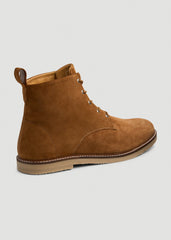 American Tall Outlet | Suede Crepe Sole Boots for Tall Men in Tan