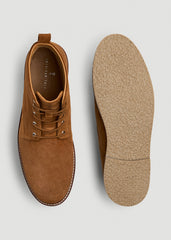 American Tall Outlet | Suede Crepe Sole Boots for Tall Men in Tan
