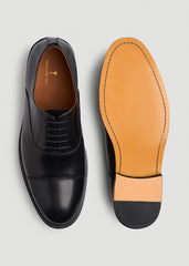 American Tall For Sale | Leather Cap Toe Oxford for Tall Men in Black