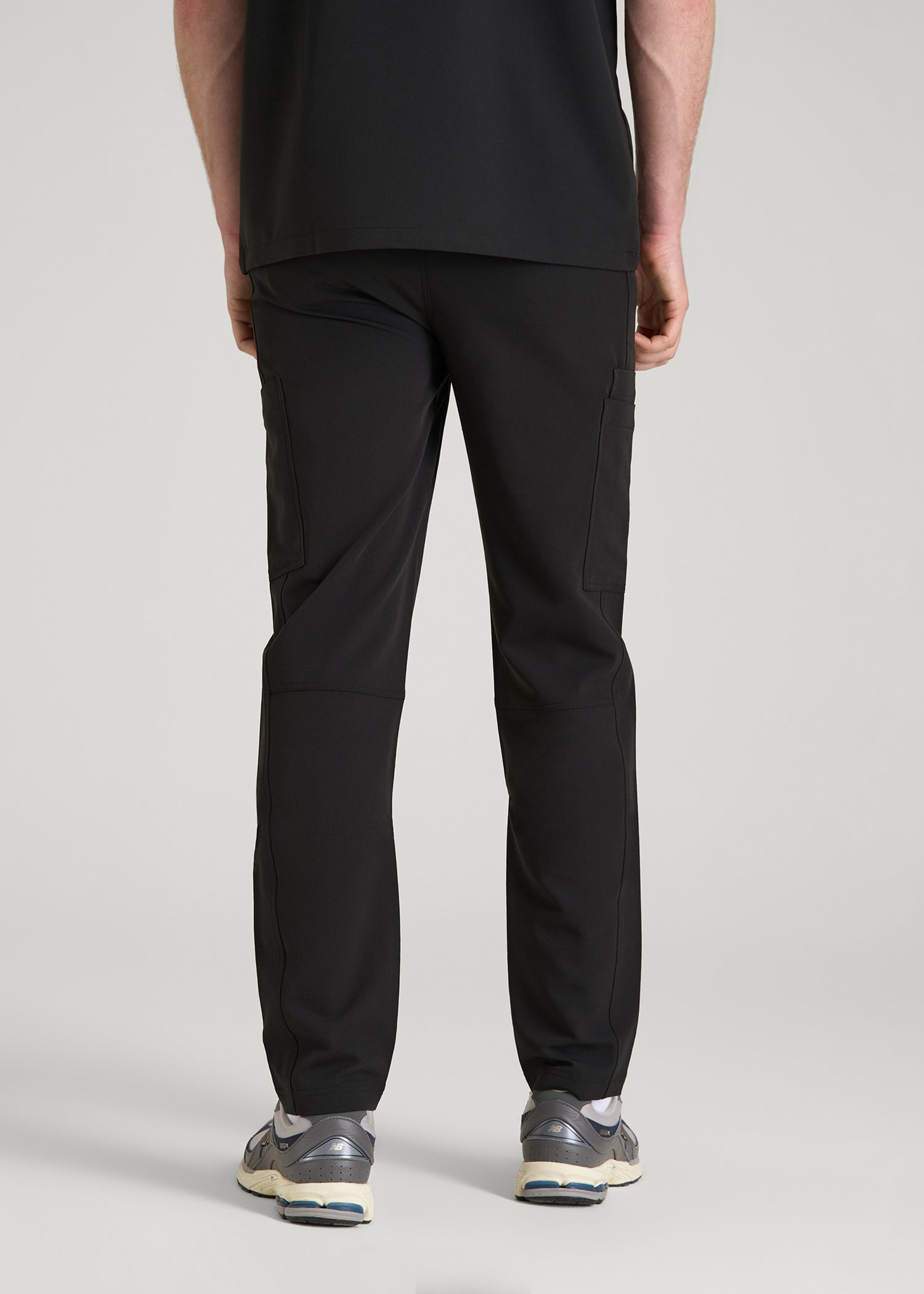 American Tall Online Shop | Cargo Scrub Pants for Tall Men in Black