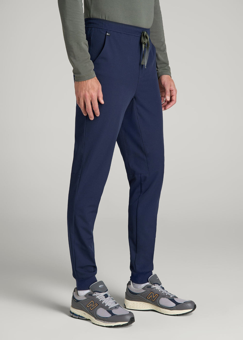 American Tall Online | Scrub Joggers for Tall Men in Patriot Blue