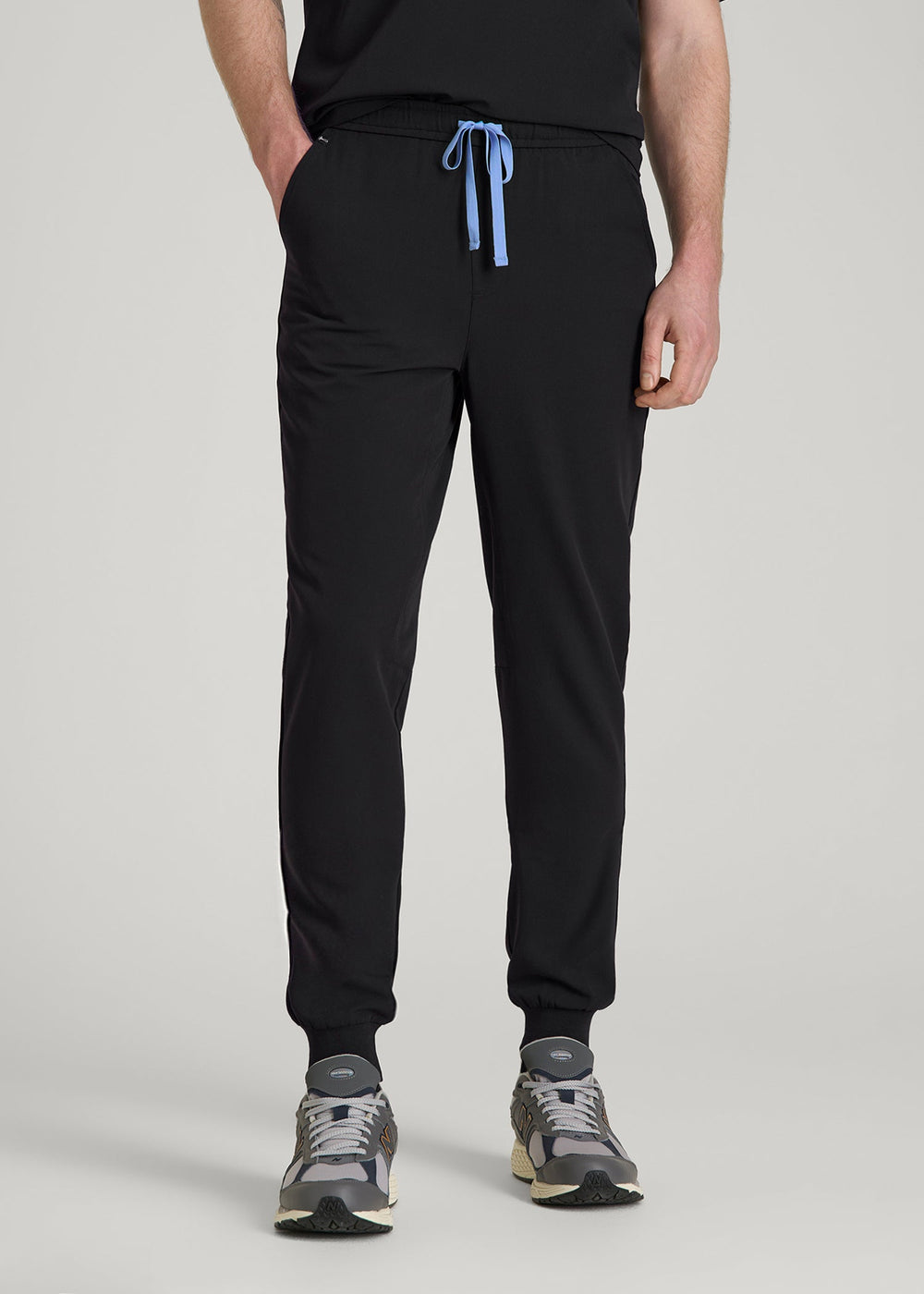 American Tall Outlet | Scrub Joggers for Tall Men in Black