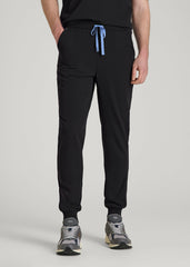American Tall Outlet | Scrub Joggers for Tall Men in Black