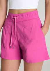 American Tall Online Shop | High Rise After Practice Short for Tall Women in Magenta