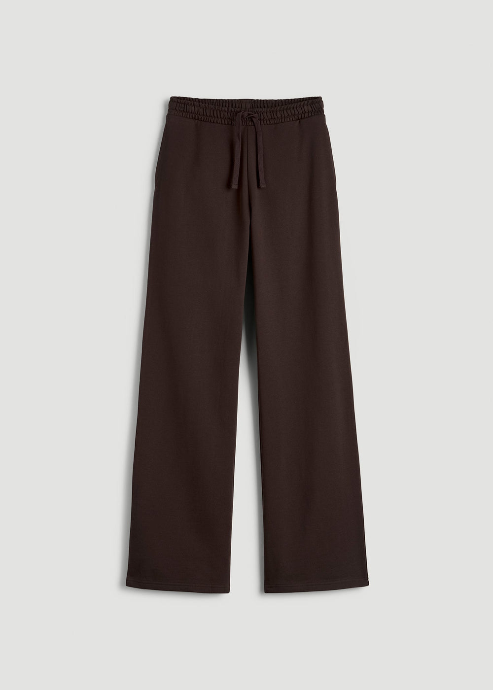 American Tall Online | Everyday Terry Midrise Wide Leg Pants for Tall Women in Espresso