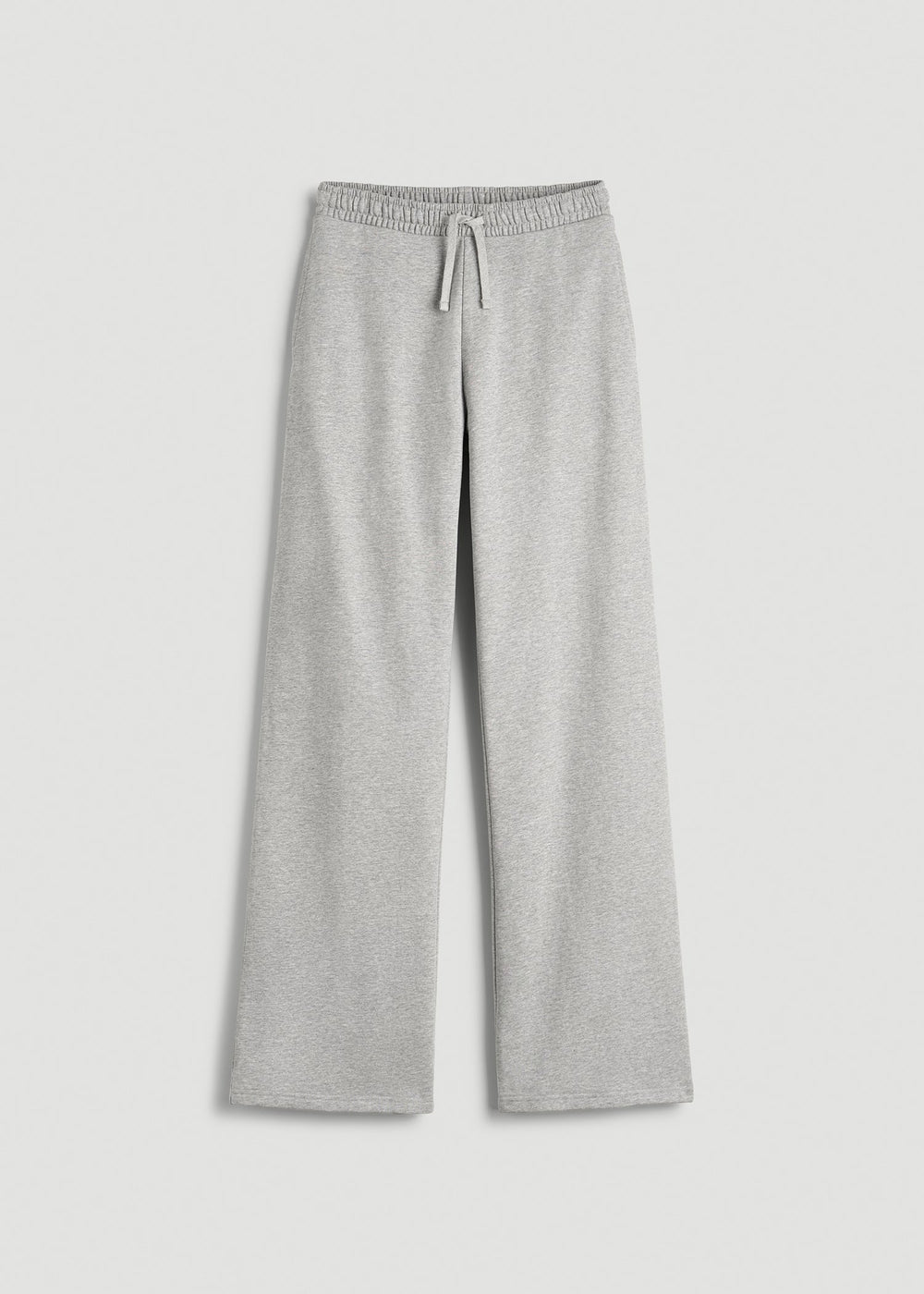 American Tall Sale | Everyday Terry Midrise Wide Leg Pants for Tall Women in Grey Mix
