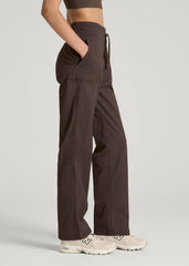 American Tall Outlet | High Rise After Practice Pant for Tall Women in Espresso