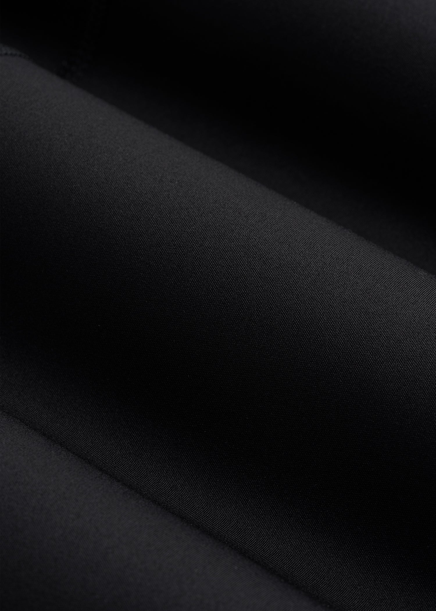 American Tall Sale | Cropped Swim Tank for Tall Women in Deep Black