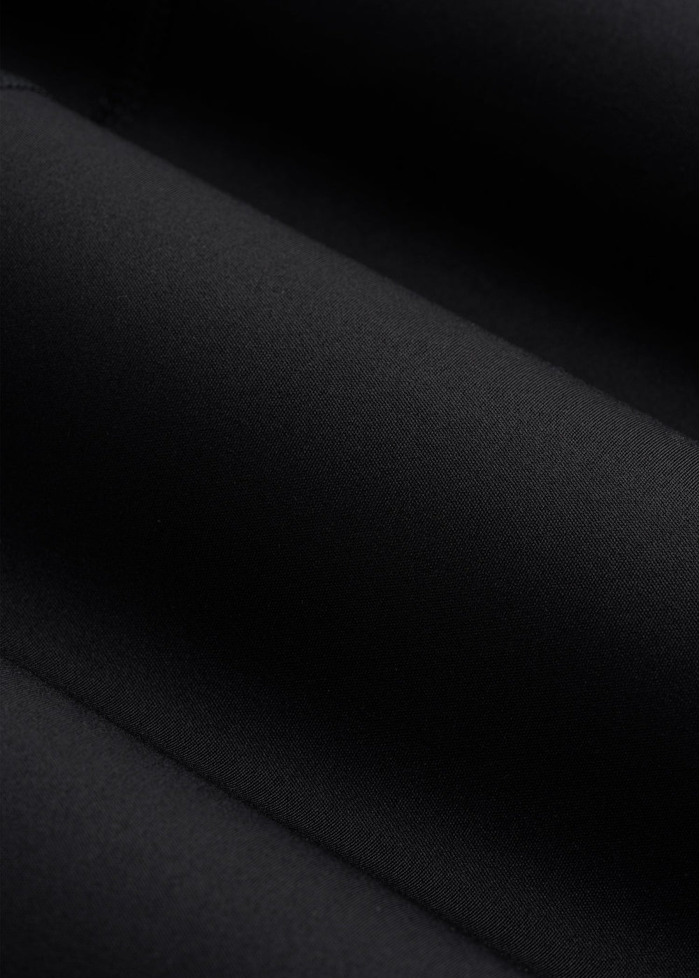 American Tall Sale | Cropped Swim Tank for Tall Women in Deep Black