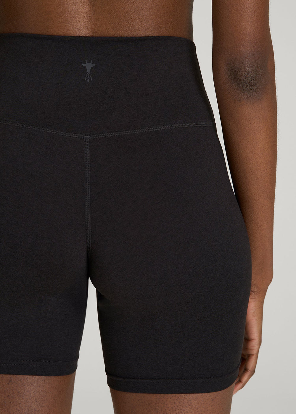American Tall Online Shop | Ultra Soft High Rise Bike Shorts for Tall Women in Black Mix