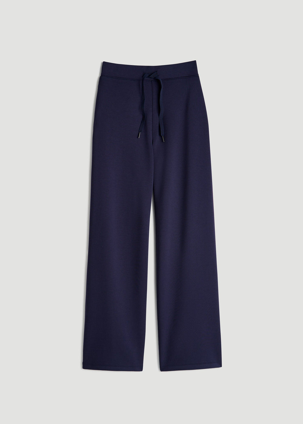 American Tall Online Shop | Pull-On Tie Waist Wide Leg Pants for Tall Women in Navy