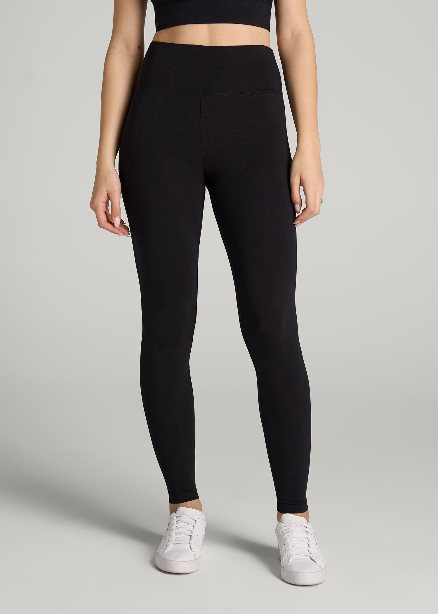 American Tall For Sale | Cotton Leggings for Tall Women in Black