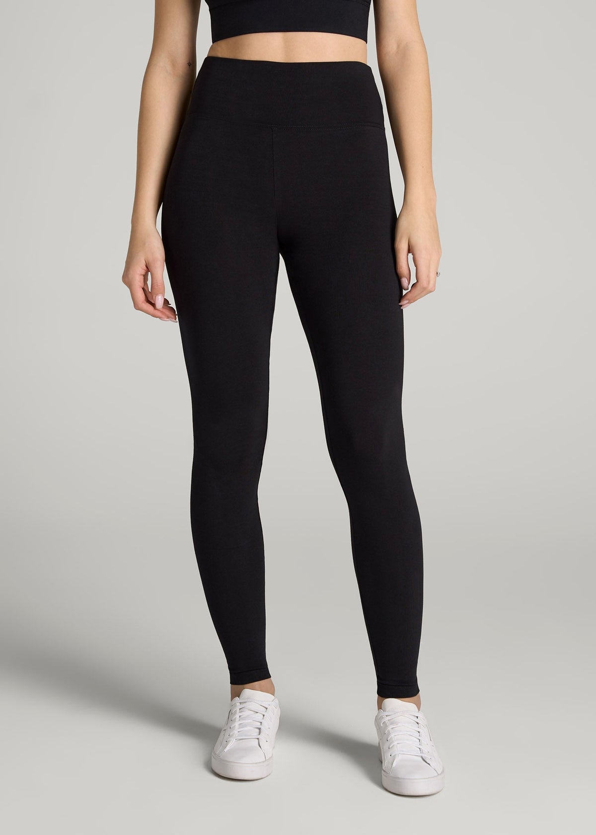 American Tall For Sale | Cotton Leggings for Tall Women in Black