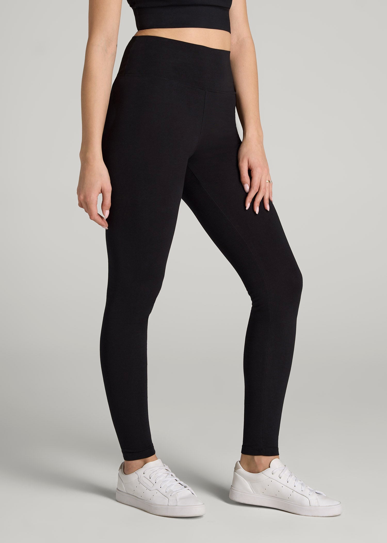American Tall For Sale | Cotton Leggings for Tall Women in Black