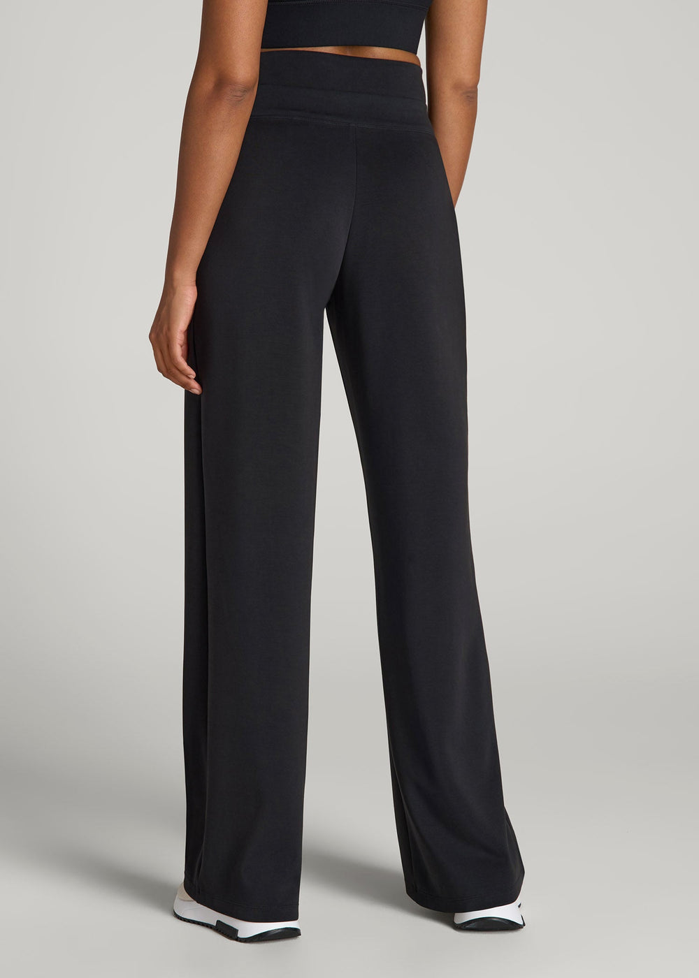 American Tall Discount | Soft Motion Wide Leg Ultra High Rise Pant for Tall Women in Black