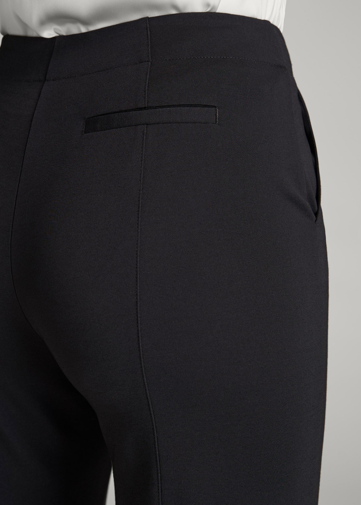 American Tall Sale | Freedom Flex Slim Straight Leg Dress Pants for Tall Women in Black