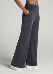 American Tall Outlet | Soft Motion Wide Leg Ultra High Rise Pant for Tall Women in Charcoal Rinse