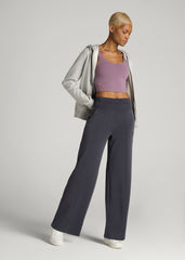 American Tall Outlet | Soft Motion Wide Leg Ultra High Rise Pant for Tall Women in Charcoal Rinse