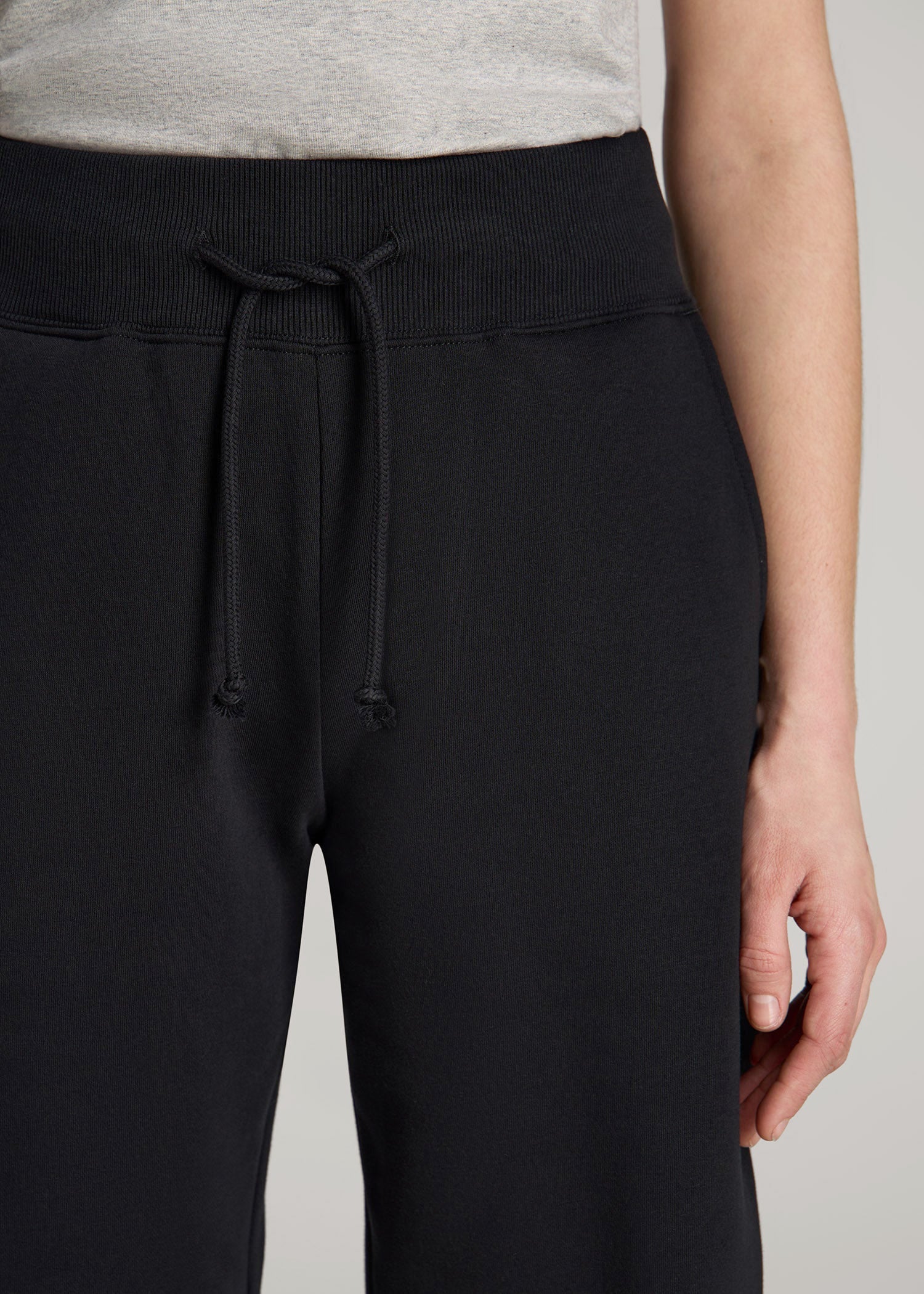 American Tall Online | A.T. Basics Athletic Joggers for Tall Women in Black