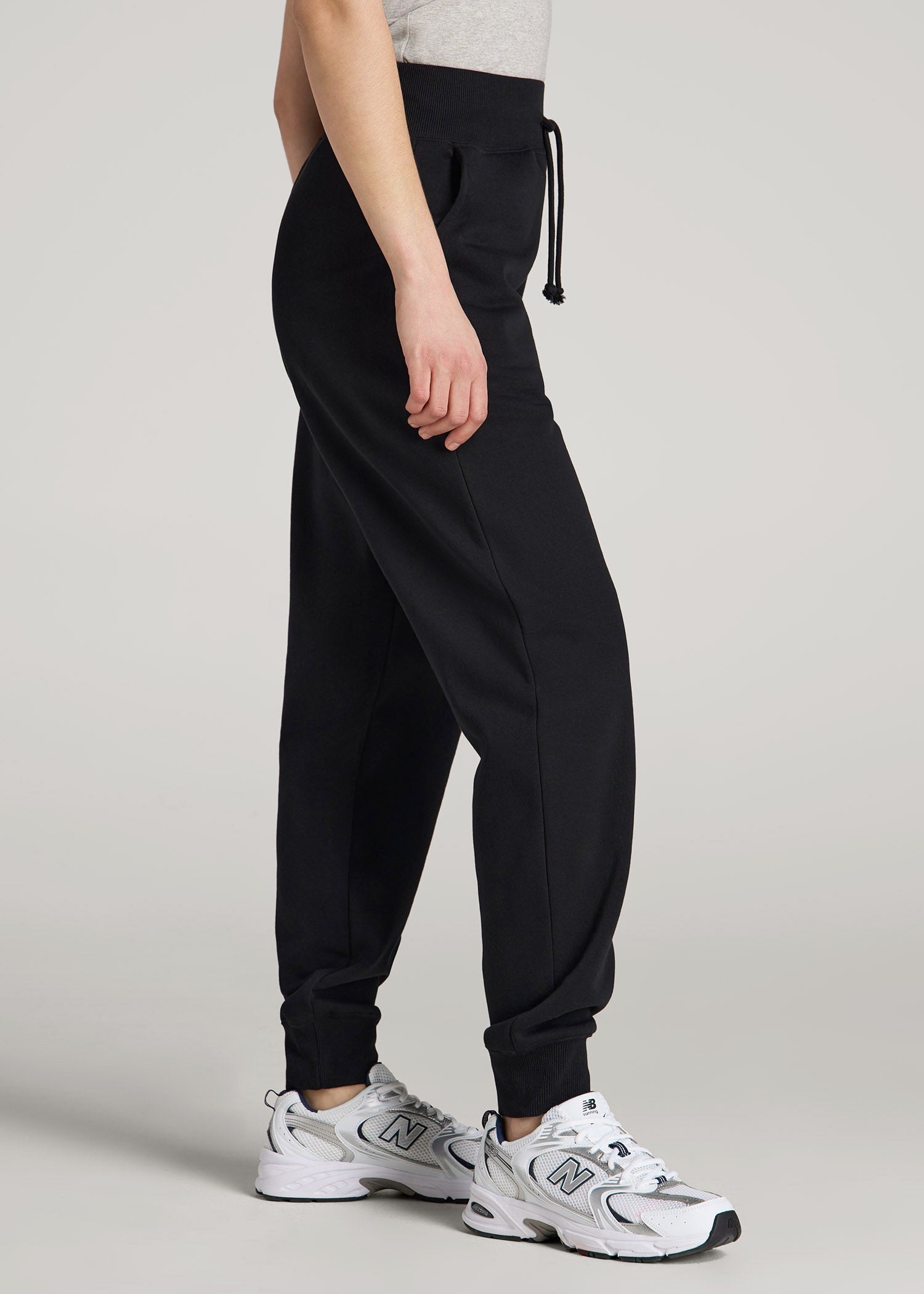 American Tall Online | A.T. Basics Athletic Joggers for Tall Women in Black
